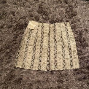 ALTAR’D STATE snakeskin print skirt